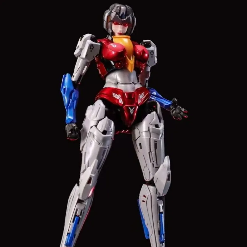 Getransformeerd speelgoed CS-03 19 cm Rode Spin Robot Bewegende Robot Model Vakantiecadeau Originele Doos