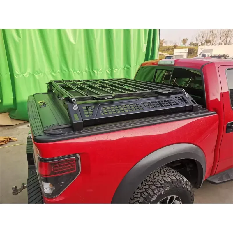 Aluminum Alloy Truck Bed Box Platform Rack for Ram 1500 Tundra Tacoma 2015-2021 4x4 Pickup