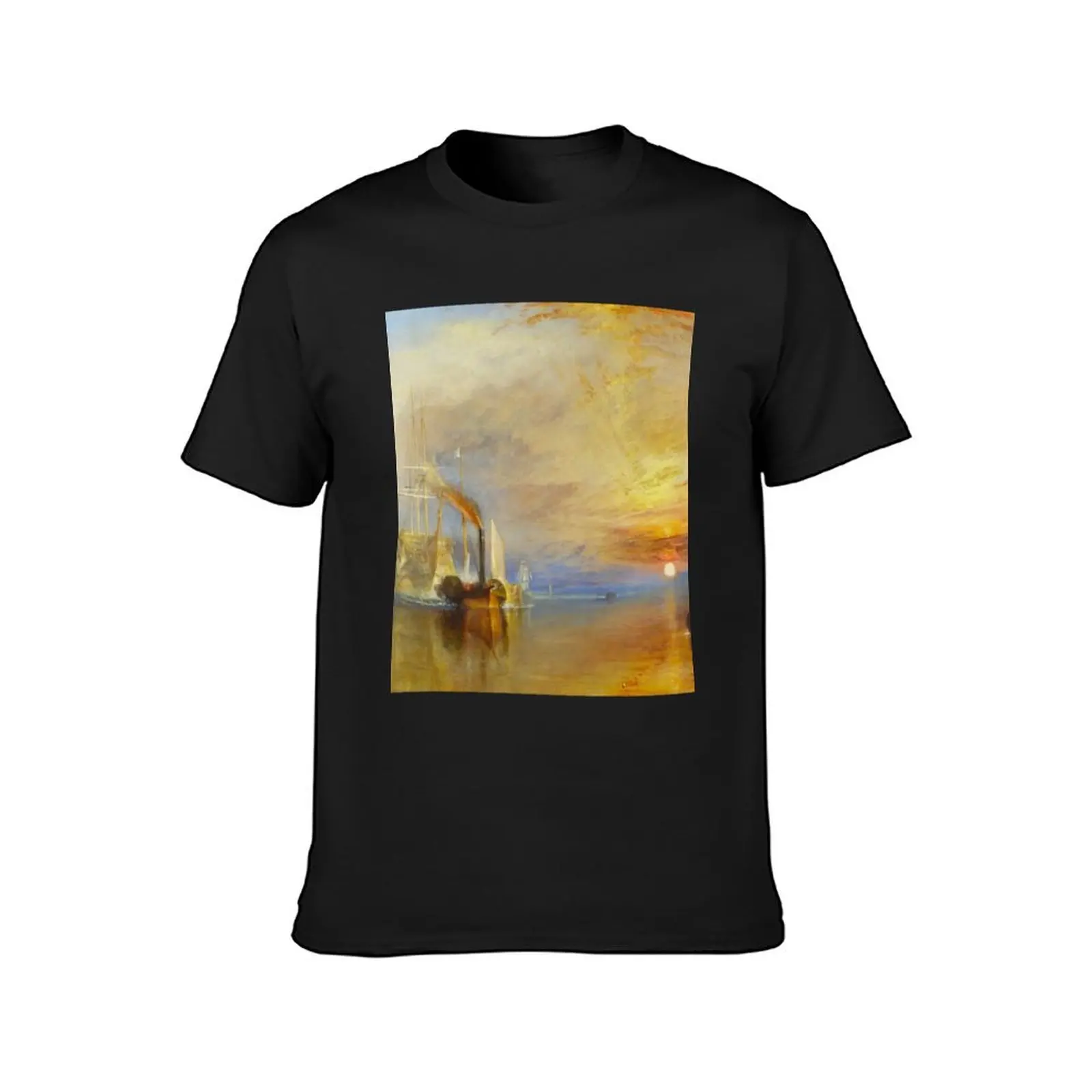 Joseph Mallord William Turner - The Fighting Temeraire T-Shirt plus size tops anime sublime mens graphic t-shirts