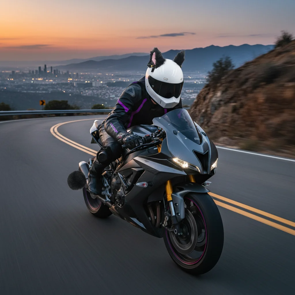 

Милый самоклеящийся декор для мотоциклетного шлема, индивидуальный косплей, помпон, хвостовые колокольчики, мягкие гладкие плюшевые кошачьи уши