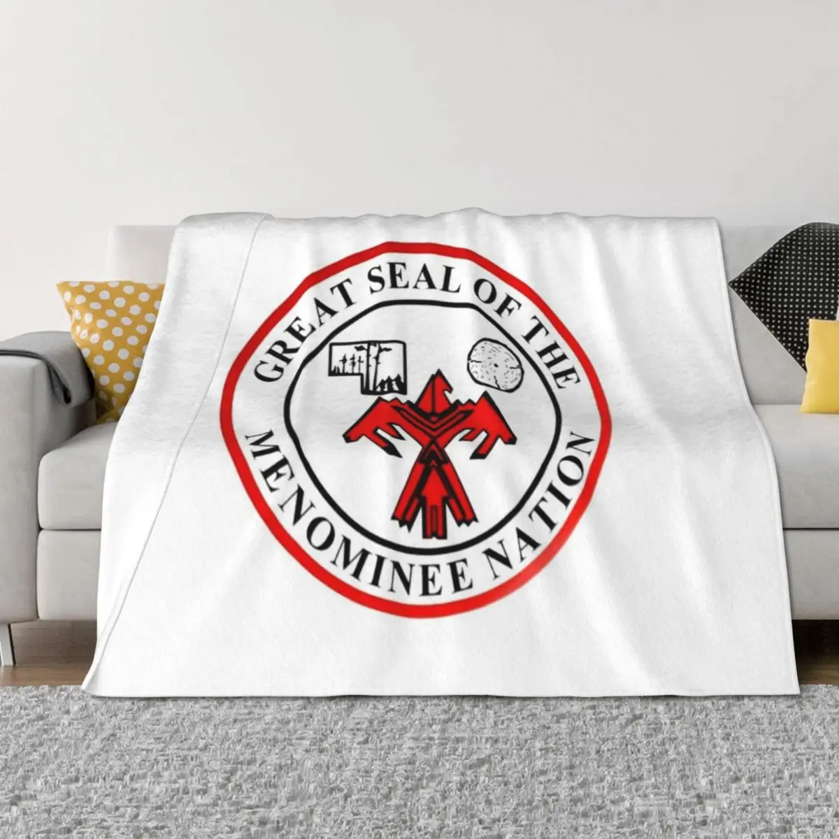 MENOMINEE NATION Throw Blanket Blankets For Bed manga sofa bed Blankets