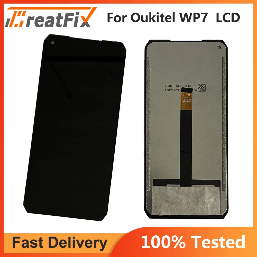 

6.53 inch 100% Tested Full Screen LCD Display For Oukitel WP7 LCD Touch Screen Digitizer Display Assembly Replacement +Tools