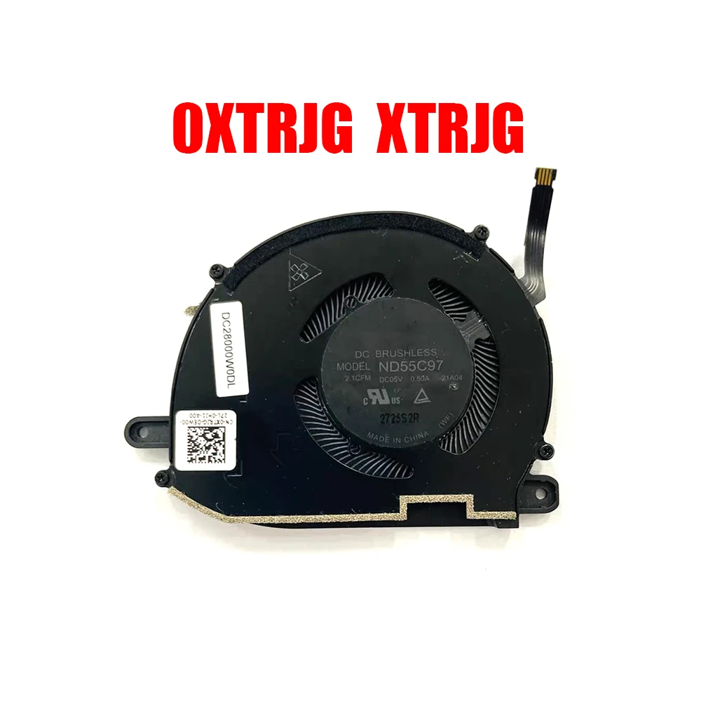 Imagem -03 - Ventilador de Laptop para Dell Xps 13 Plus 9320 2023 0xtrjg Xtrjg Nd55c9721a04 0wrh5k Wrh5k Nd55c98-21a05 Dc28000w0d0 Dc28000w1dl