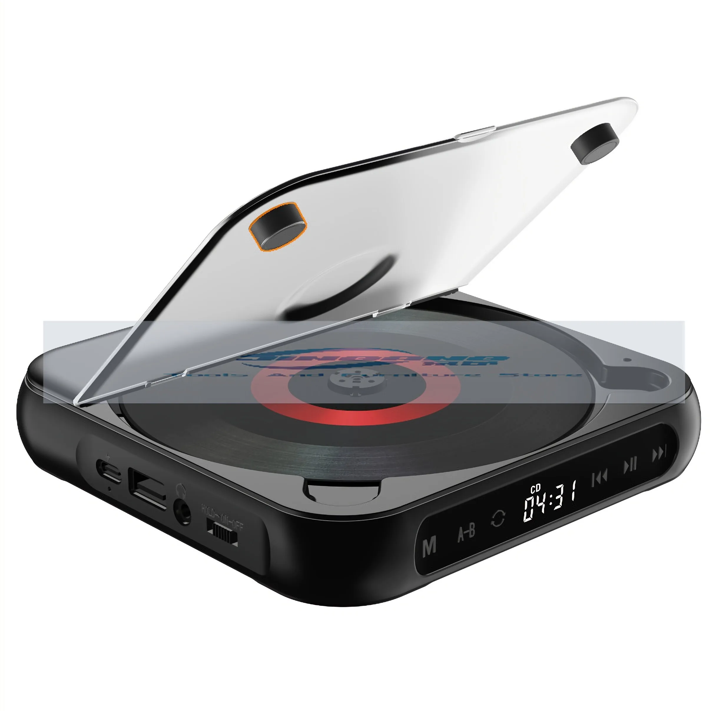 

KC-918 Bluetooth CD-плеер, повторитель, тонкий и легкий Walkman, альбом для прослушивания английского языка, проигрыватель компакт-дисков, динамик