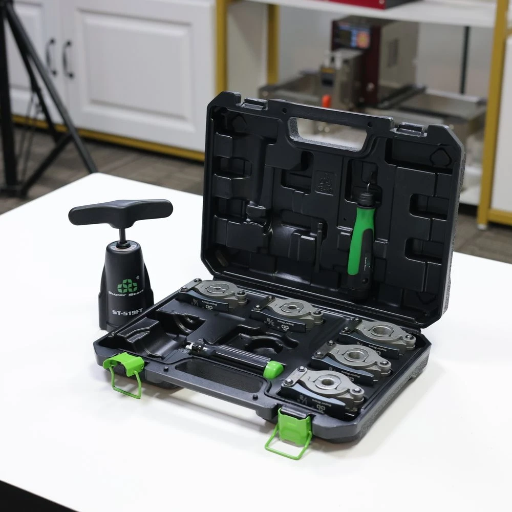 ST-519FT Rohrexpander-Kit – inklusive Sechskantstange und 5 Expansionsklemmen