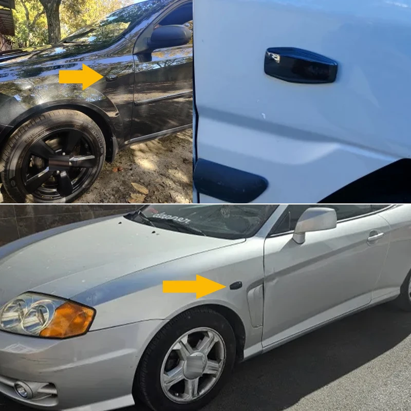 

2 шт. для Hyundai I10, Trajet, Sonata, Elantra, Getz, XG, Tucson, Terracan, Coupe, Matrix, для Kia 2003, накладка на боковой габаритный фонарь, без лампы