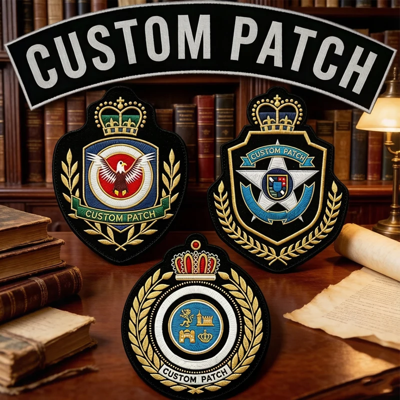 Custom Own Embroidered Patch Logo Team Group Personalized Patch Iron On Patches For Clothing Thermoadhesive Patches On Clothes
