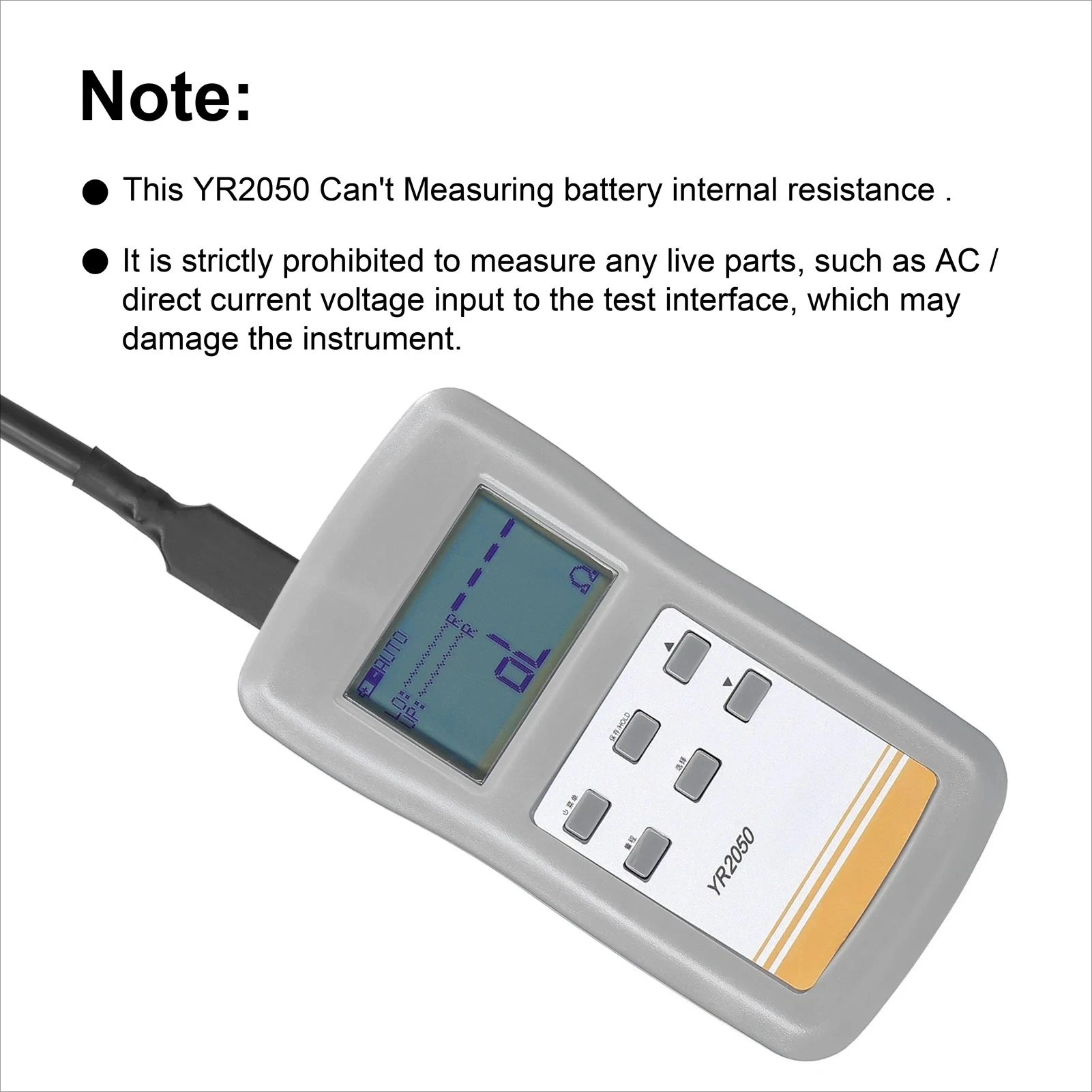 Current Detecting Low Resistance Tester Professional Instrument YR2050 DC Milliohm Meter 4 Wire High Accuracy Microhmmeter
