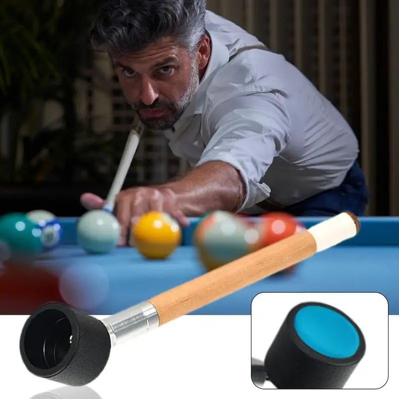 Pool Cue Chalk Holder 2 In 1 Billiard Cue Stick Tip Tool Portable Non-Slip Slip-in Pocket Pool Cue Chalk Holder For Husbands