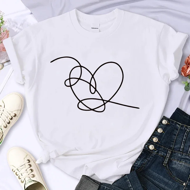 Nova camiseta feminina plus size impressa casual solta moda manga curta camiseta, macio confortável e respirável, esportes ao ar livre