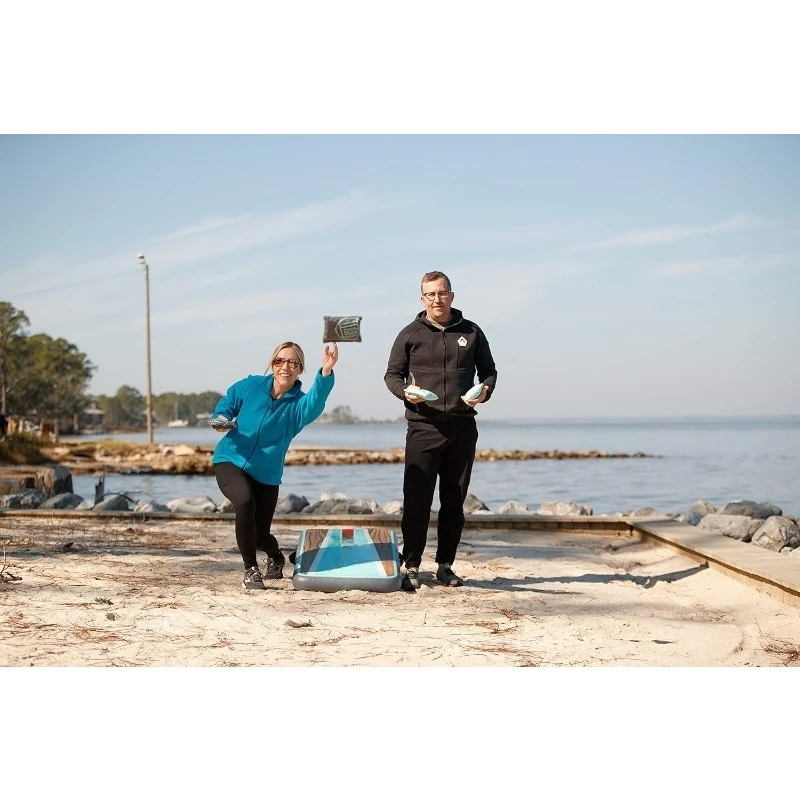 لعبة إيرو القابلة للنفخ في الفناء الخلفي للحفلات الكلاسيكية من كورنهول بين باج، مقاومة للماء في الهواء الطلق، ممتعة للعائلة، مناسبة للسفر #4