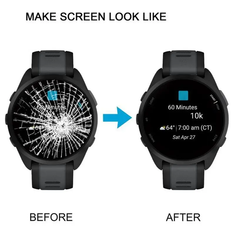 [B24B!】 For Garmin Forerunner 165 Smart Watch LCD Display Replacement Full Assembly Repair Accessory Parts Including Digitizer S