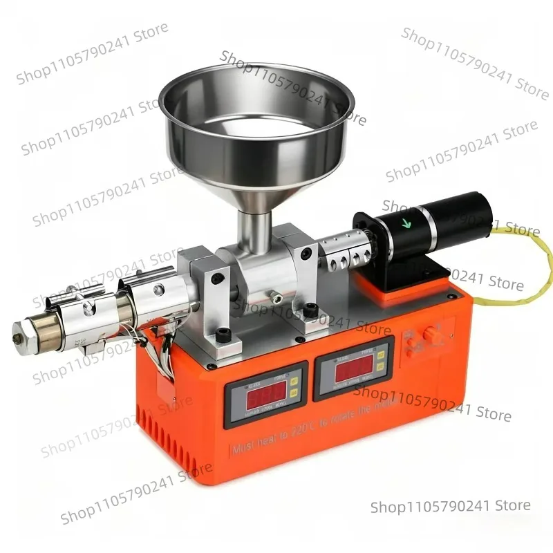 Desktop Single Screw Extruder Machine 110V/220V for PETG PLA ABS Thermoplastic Recycling 3D Filament Making