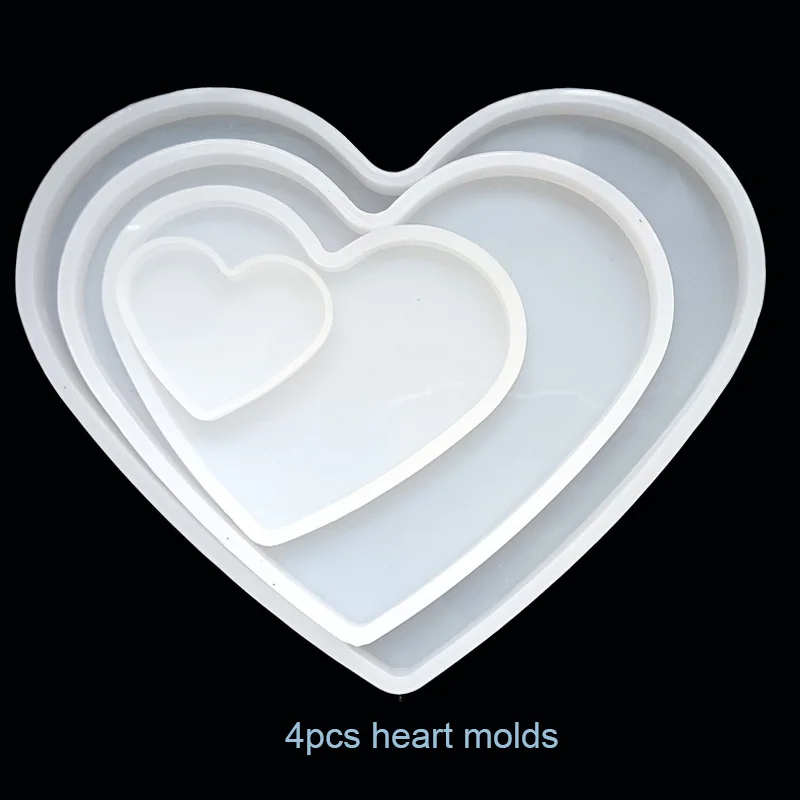 Various of Sizes Silicone Coaster Cup Tray Oval Square Round Artst Round Petri Dish Epoxy Resin Molds