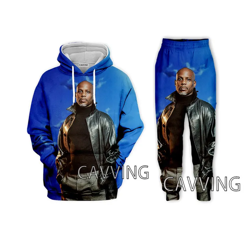 Rapper DMX 3D Printed Casual Hoodies Hooded Sweatshirt Pants Jogging Pants Trousers Suit Clothes Women/ Men\'s Sets U01