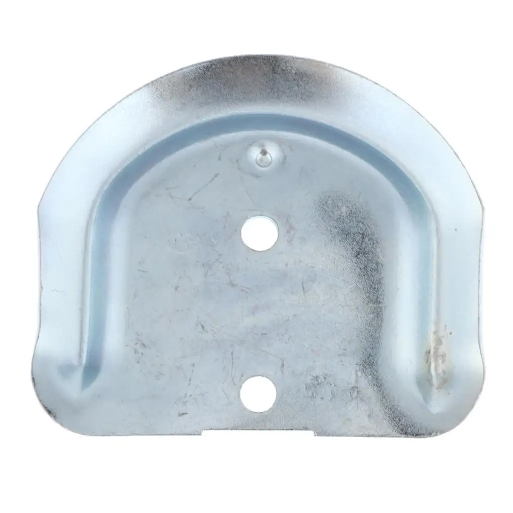 مقطورة مطلية بالزنك للأسفل ربط على سطح السفينة D حلقة ربط للأسفل مرساة لمقلاة راحة شديدة التحمل لشاحنة/ملحقات فضية مسطحة #5