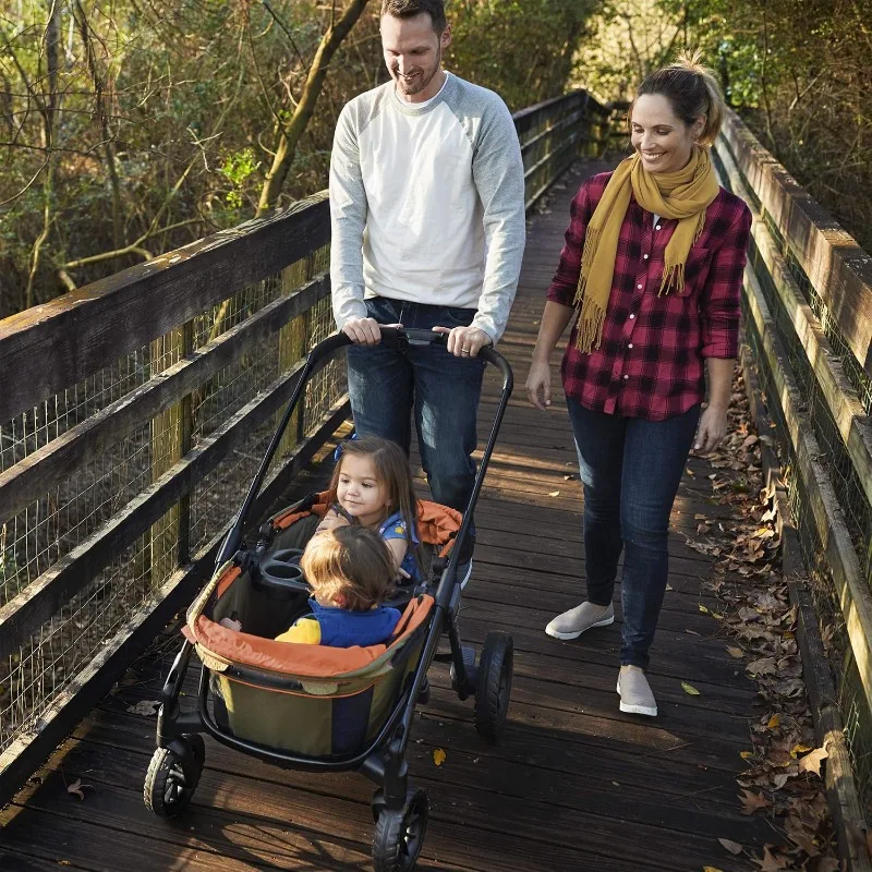 Pivot Xplore Kinderwagen Voor Alle Terreinen (Boswachter Groen)