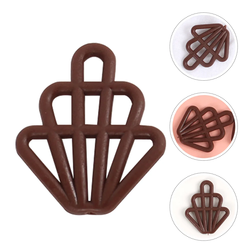 30 Pcs House Chocolate Model Pretend Mini Chocolates Decors Props Miniature Models Artificial Coffee Charm