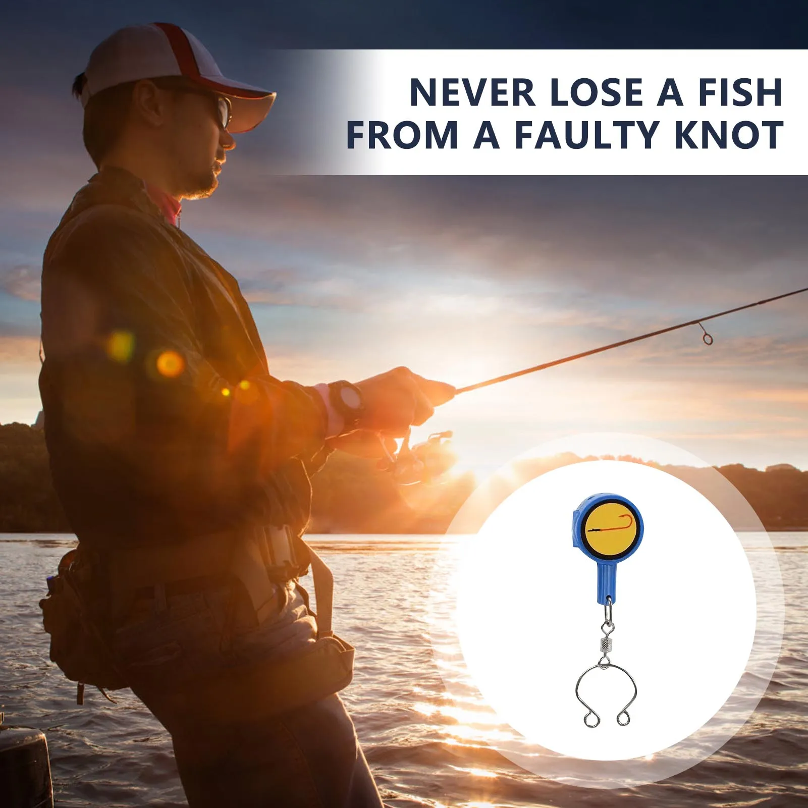 

Инструмент для завязывания узлов, снасти, простой в использовании и удобный для переноски, рыболовный гаджет, подходит для завязывания лески для крючков