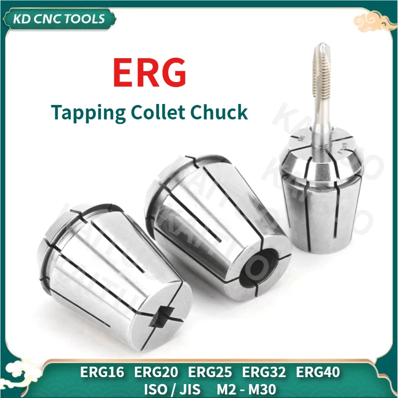 ISO JIS ERG16/ERG20/ERG25/ERG32/ERG40 Tapping Collet Chuck Square Hole Tap Special Tapping chuck M2 M3 M4 M5 M6 M8 M10 M12-M30