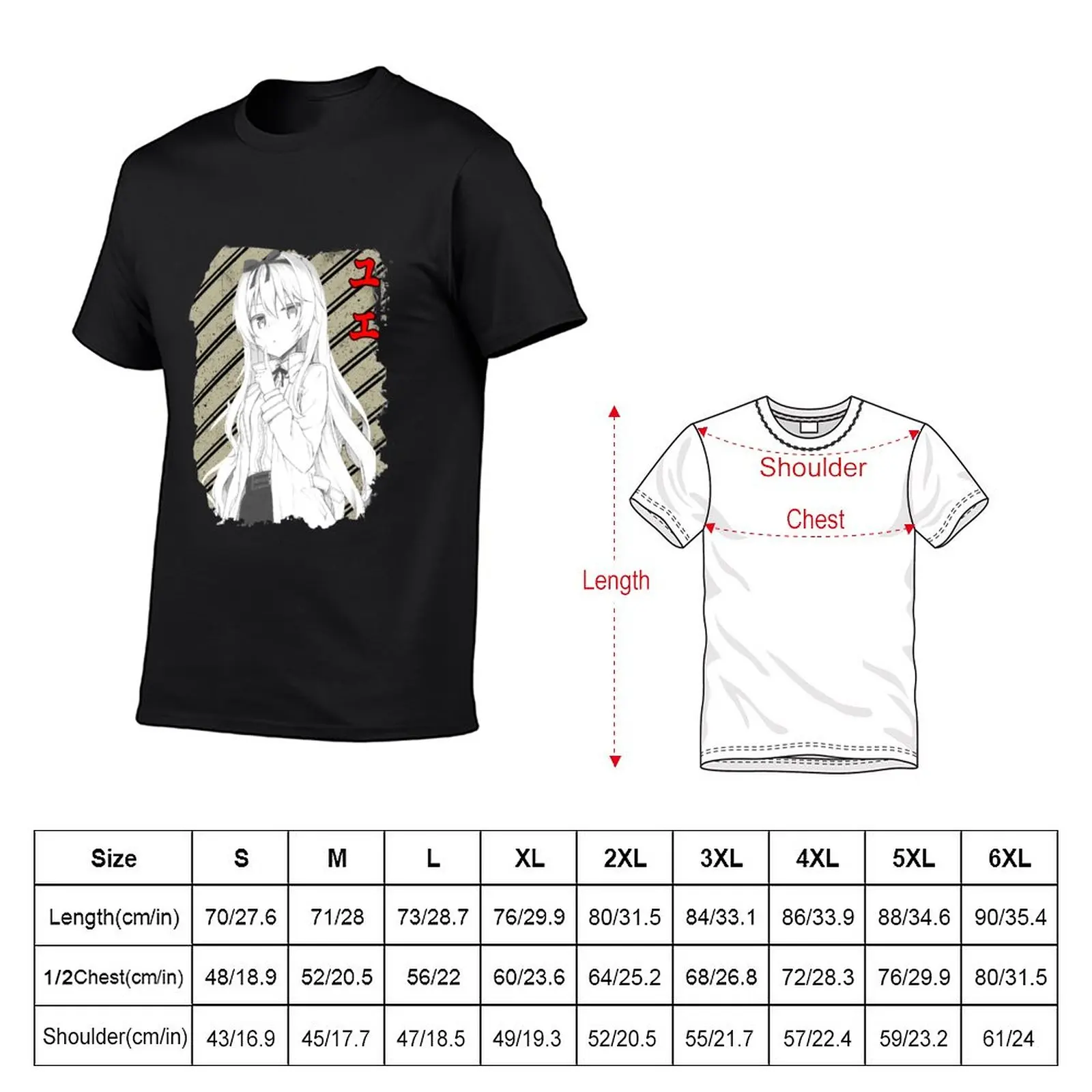 Yue | Arifureta T-Shirt funnys summer clothes Short sleeve tee men