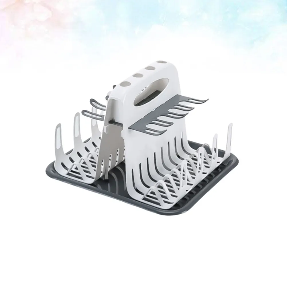 Baby Bottle Dryer Rack 8 Bottles Multifunctional Baby Bottle Drying Stand Holder Storage Organizer with Removable Tray