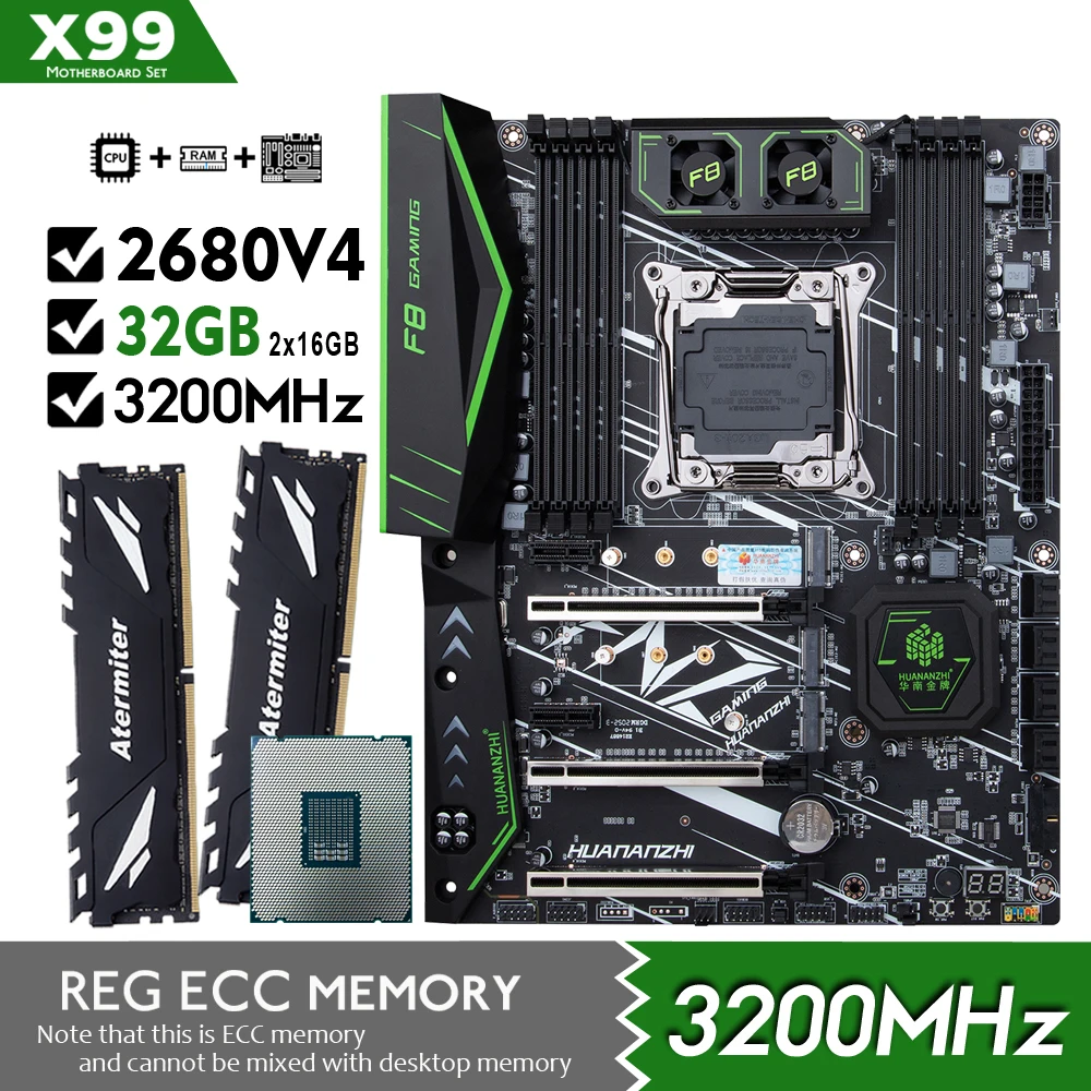 F8COM HUANANZHI X99 Motherboard Kit With Xeon E5-2680 v4 and 32GB DDR4 ECC RAM – My Real Experience After 6 Months of Daily Use