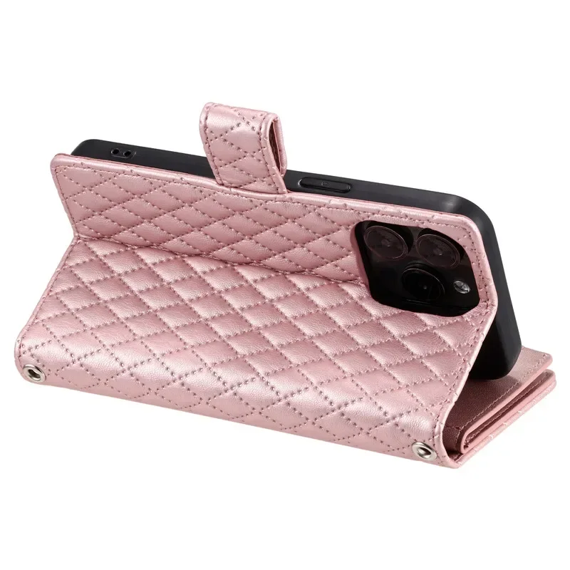 Phone S25 Ultra S25 plus PU Leather Case for Samsung Galaxy S24 S23 S22 S21 S20 S10 Ultra plus FE Solid Color Wallet Phone Cases