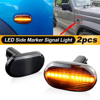 2PCS Dynamic Side Marker Turn Signal Indicator Repeater Light For Suzuki Jimny JB64W JB74 JB23 JB64 For Mazda For Chevrolet