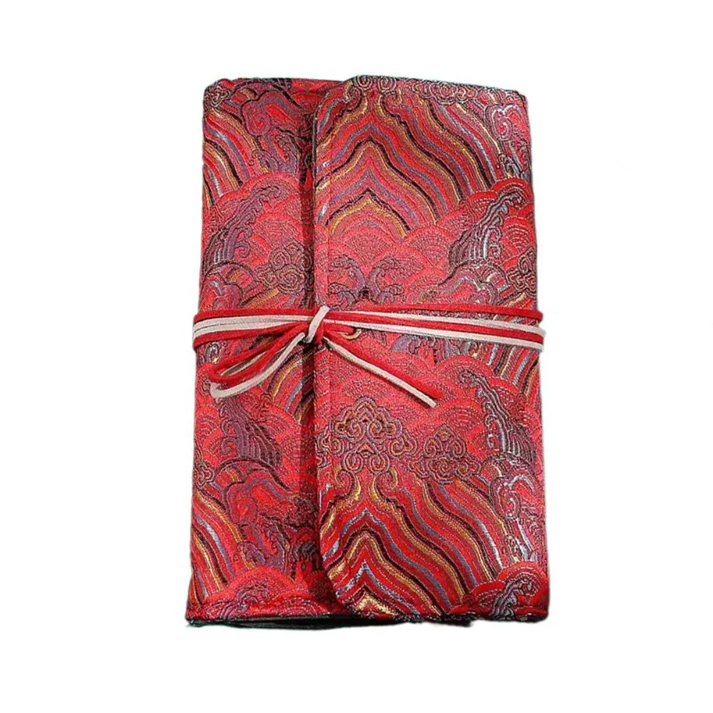 90 folhas flor pano caderno grade em branco estilo chinês caderno de folhas soltas para fazer lista papelaria escritório caderno estudantes