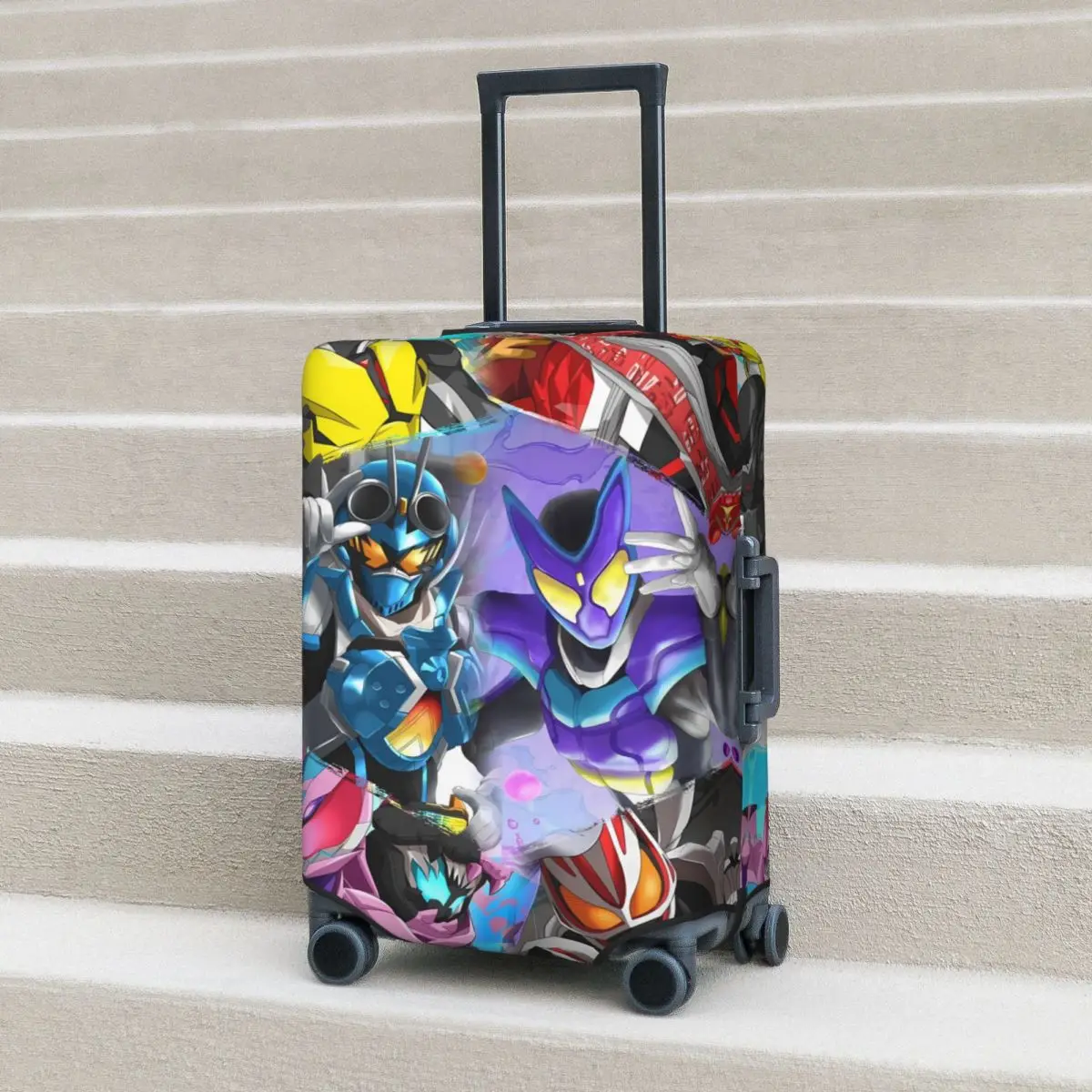 Multi-Character Chaos Kamen Rider Suitcase Cover Practical Travel Protection Luggage Supplies Holiday