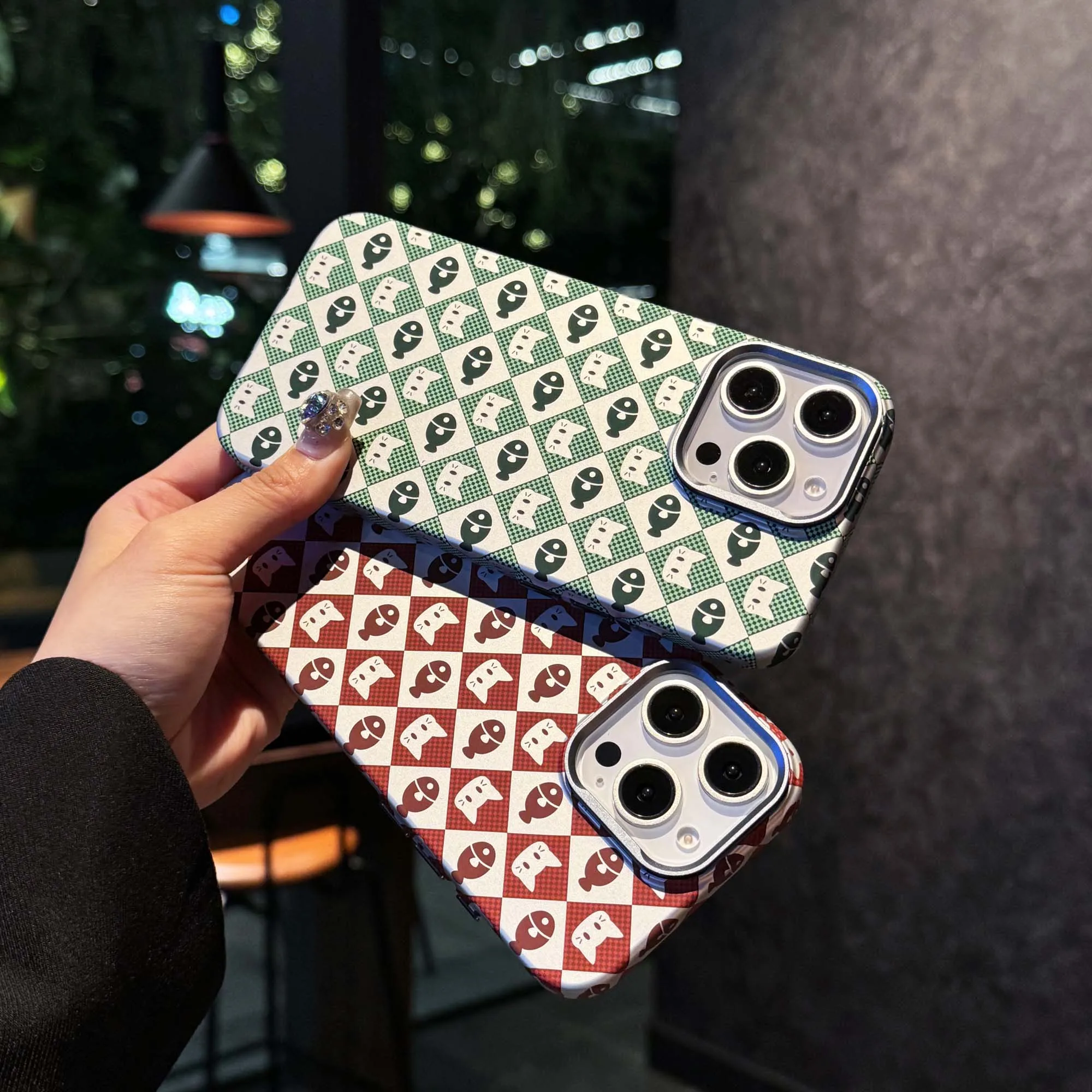 

Animal Print Carbon Fiber Magnetic Phone Case For Magsafe iPhone 17 Air 16 15 14 Pro Max,Samsung Galaxy S25 S24 Ultra Back Cover