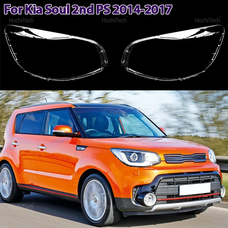 

Front Headlamp Cover Headlight Shell Transparent Lampshade Lens for Kia Soul 2nd PS 2014 2015 2016 2017 Headlamp Shell