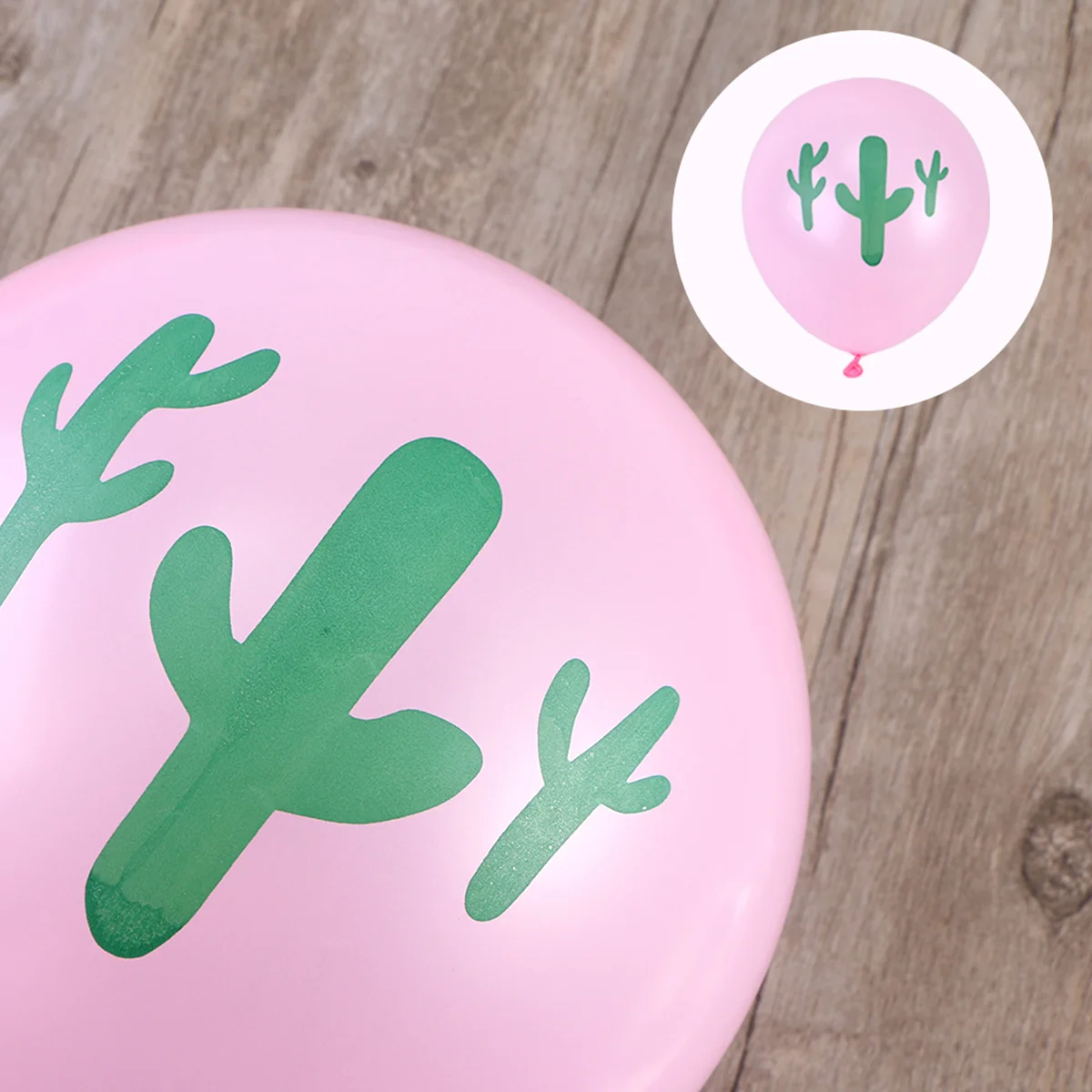 

10Pcs Party Latex Balloons Cactus Theme Decorations for Bridal Shower Birthday Event Supplies Elegant Reusable Balloon