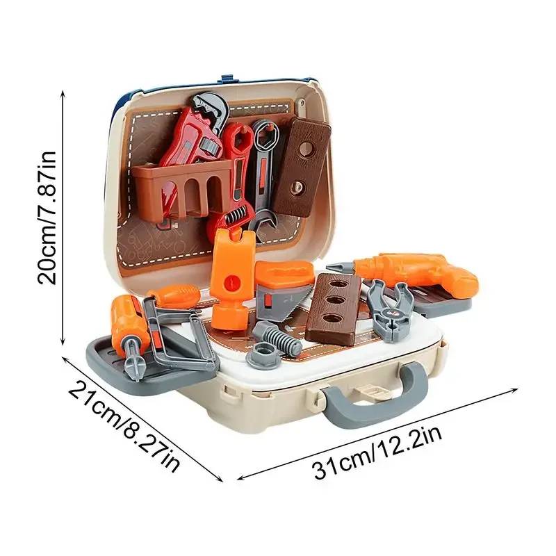 Kind frühe Bildung Haus Spielzeug Handtasche Tool Kit Mädchen Simulation Make-up Haus Mini Lebensmittel Hamburger Spielzeug für Kinder Geschenke