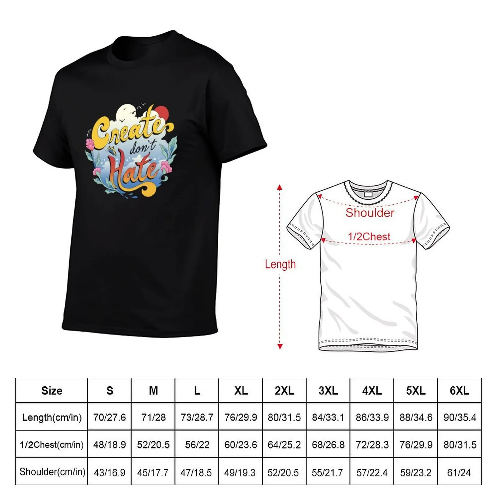 Create Don't Hate T-Shirt custom t-shirts man t shirt mens funny t shirts