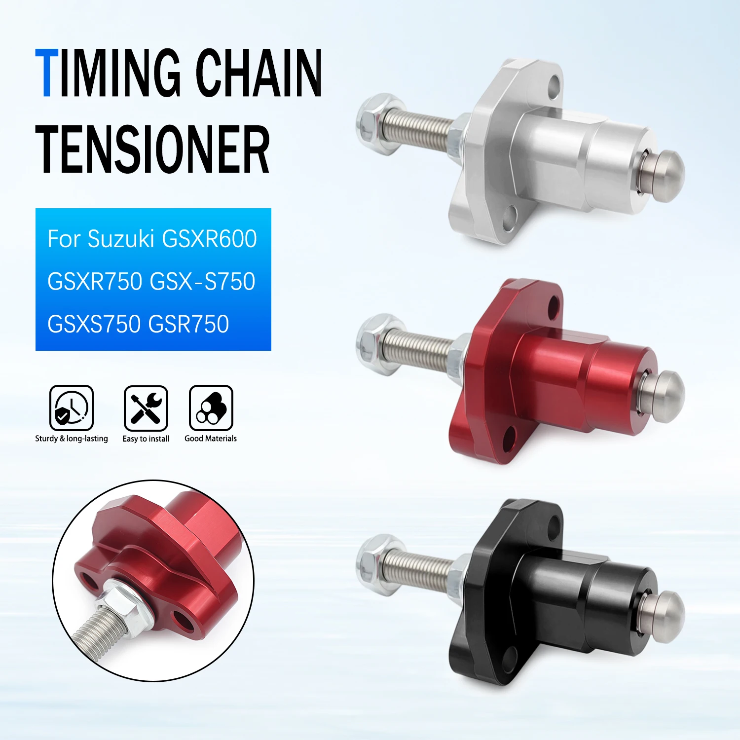 Adjustable Manual Cam Timing Chain Tensioner 12830-37H00 For SUZUKI GSXR600 GSXR750 2008-2024 GSX-S750 GSR750