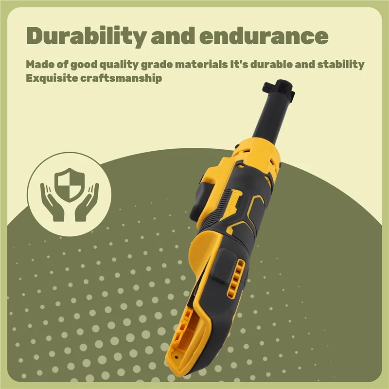 

AEE4-Extended Electric Ratchet Wrench Cordless Driver 3/8Inch Impact Removal Screw Nut Power Tools For 18V 20V Battery
