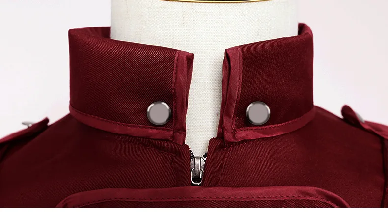 مشد نسائي من الدانتيل بأزرار Steampunk على الطراز القوطي مقاس كبير، زي الهالوين، سترة خريفية لحفلات الرقص