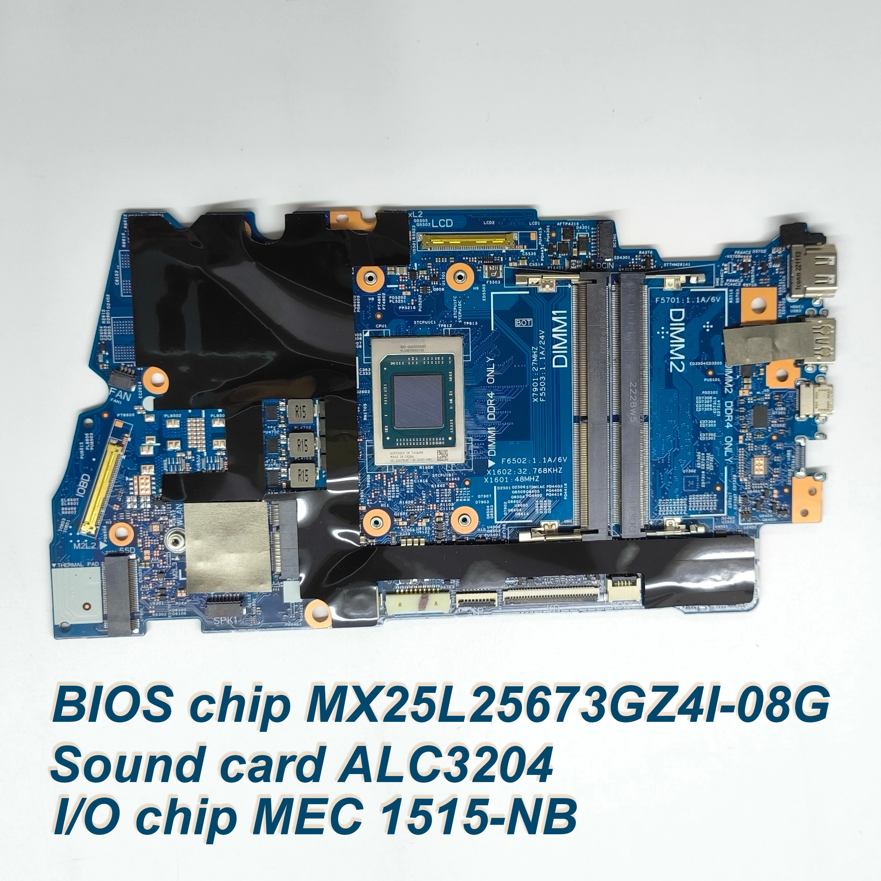 

08X8KN 8X8KN for Dell Inspiron 14 5425 Motherboard System Mainboard OnboardCPU R5 -5625U Sound Card ALC3254 BIOS 25Q128JWSQ