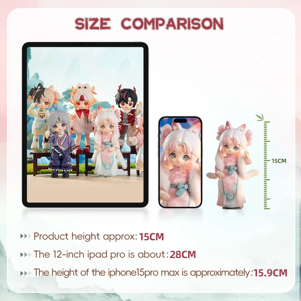 In Stock NAGI 4 Exchange The Untrammeled Traveler Series Blind Box Ob11 1/12 Bjd Joint Doll Cute Anime Action Figure Toy Gift view 6