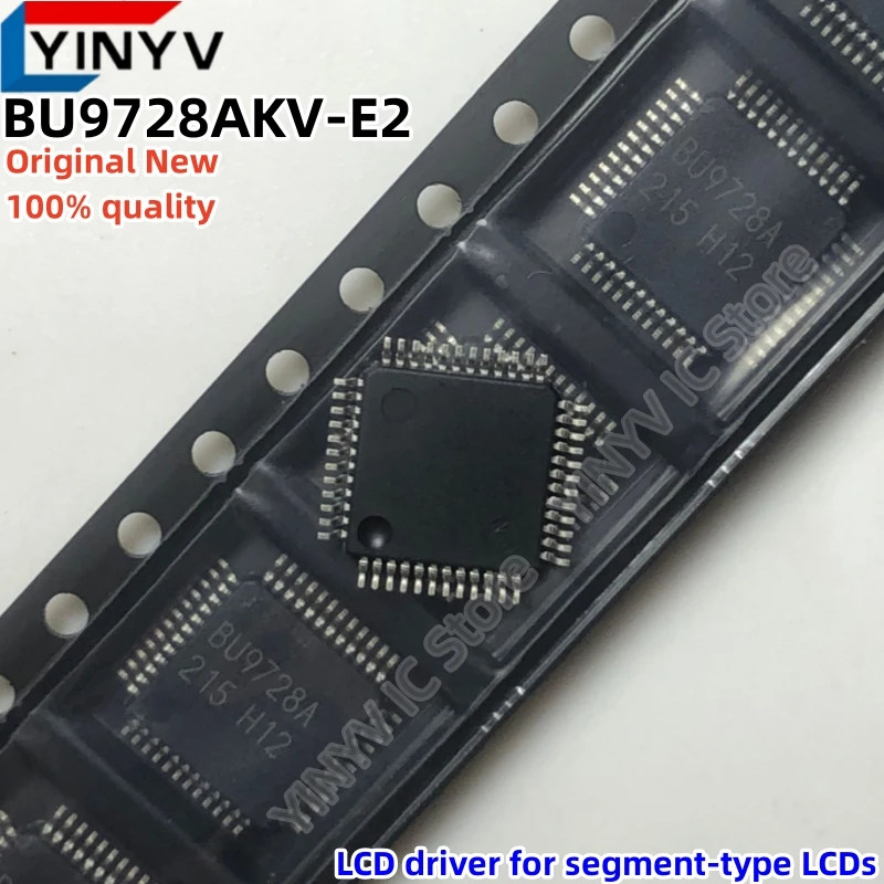 1-20Pcs BU9728AKV-E2 BU9728A BU9728AKV BU9728 QFP-48 LCD driver for segment-type LCDs Chipset  Original New 100% quality