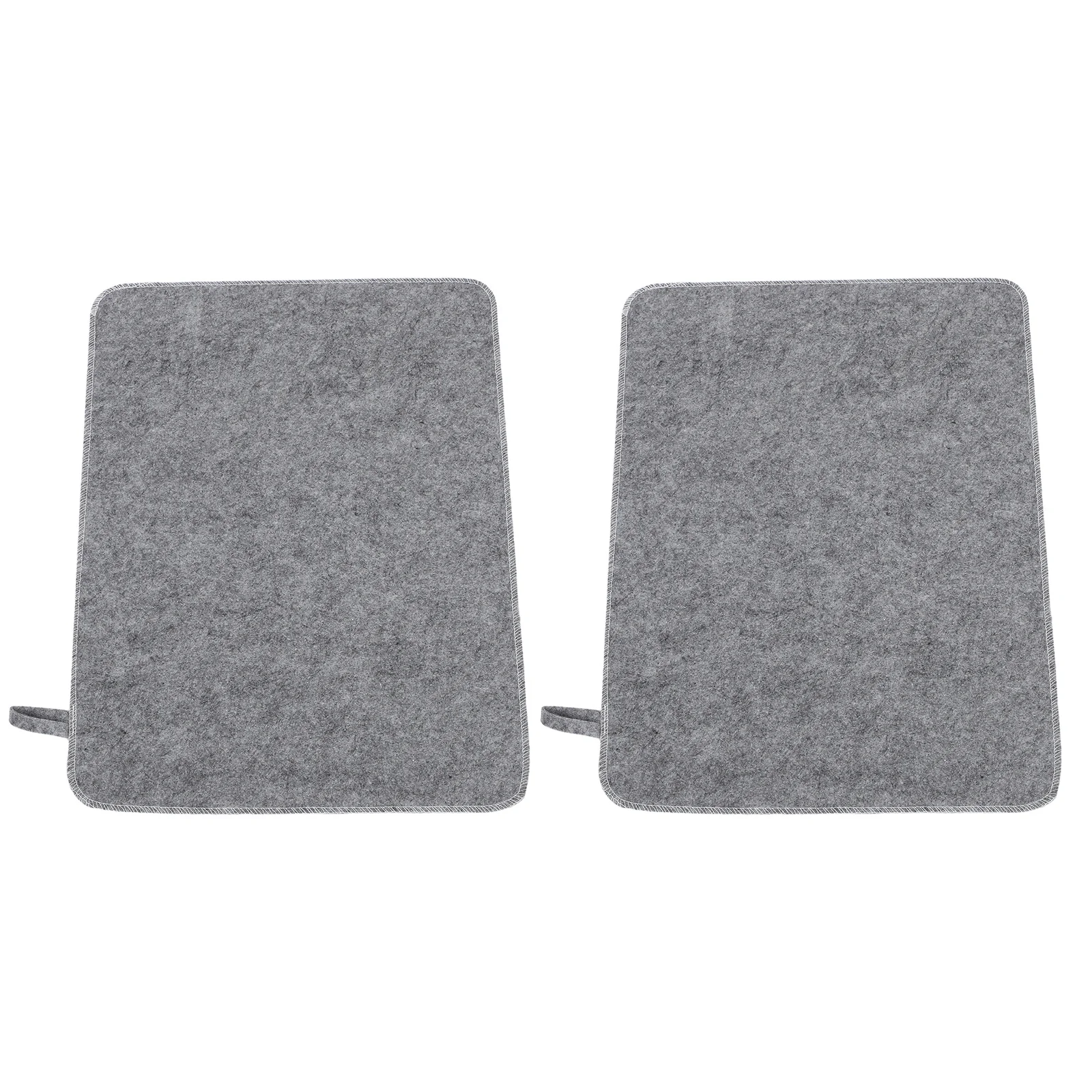 

2Pcs Sauna Felt Cushion Absorbent Breathable Mat Heat Insulation Seat Cushion Portable Steam Sauna Bench Pad Bench Pad