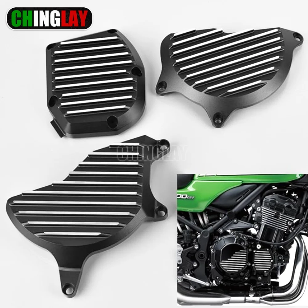 

Z900RS Engine Cover Engine Slider Engine Guard for Kawasaki Z900 Z900RS CAFE All Year Generator Cover 2017-2026