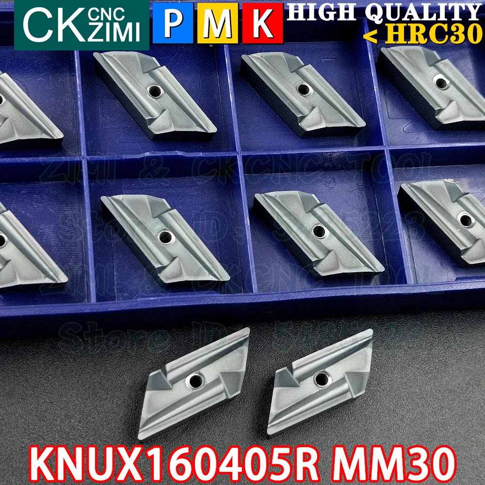 KNUX160405R MM30 KNUX 160405R MM30 초경 인서트 선삭 인서트 절삭 공구 DKJNL DKJNR 용 KNUX1604 KNUX 1604 R MM30 MM10 CNC 금속 선반 공구
