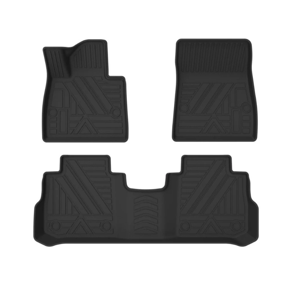 

New AITO WJ M5 EV 2022 Car Floor Mats Front Rear Mat 3D Liner All Weather Waterproof Floor Liner LHD Black Non-slip Car Foot Pad