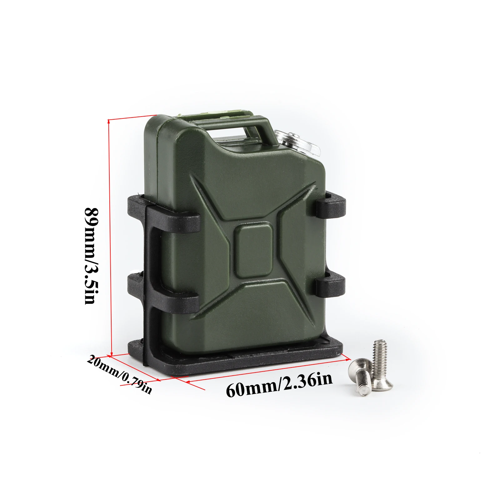 Geformte Dekoration Feuerlöscher Kraftstofftank Schaufel Ölfass für 1/10 RC Crawler Axial SCX10 Capra TRX4 TRX6 Redcat