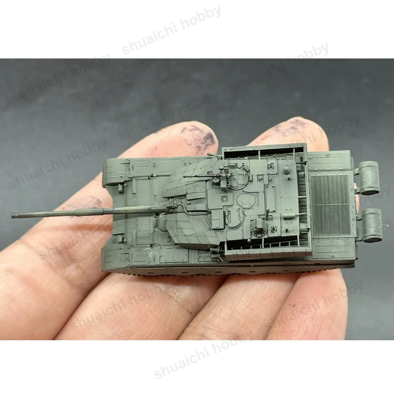 1PCS 1/144 Bilancia 99A Carro Armato di Battaglia Principale Verniciato Modello di Simulazione Veicolo di Combattimento Blindato per Il Collettore In Miniatura Militare