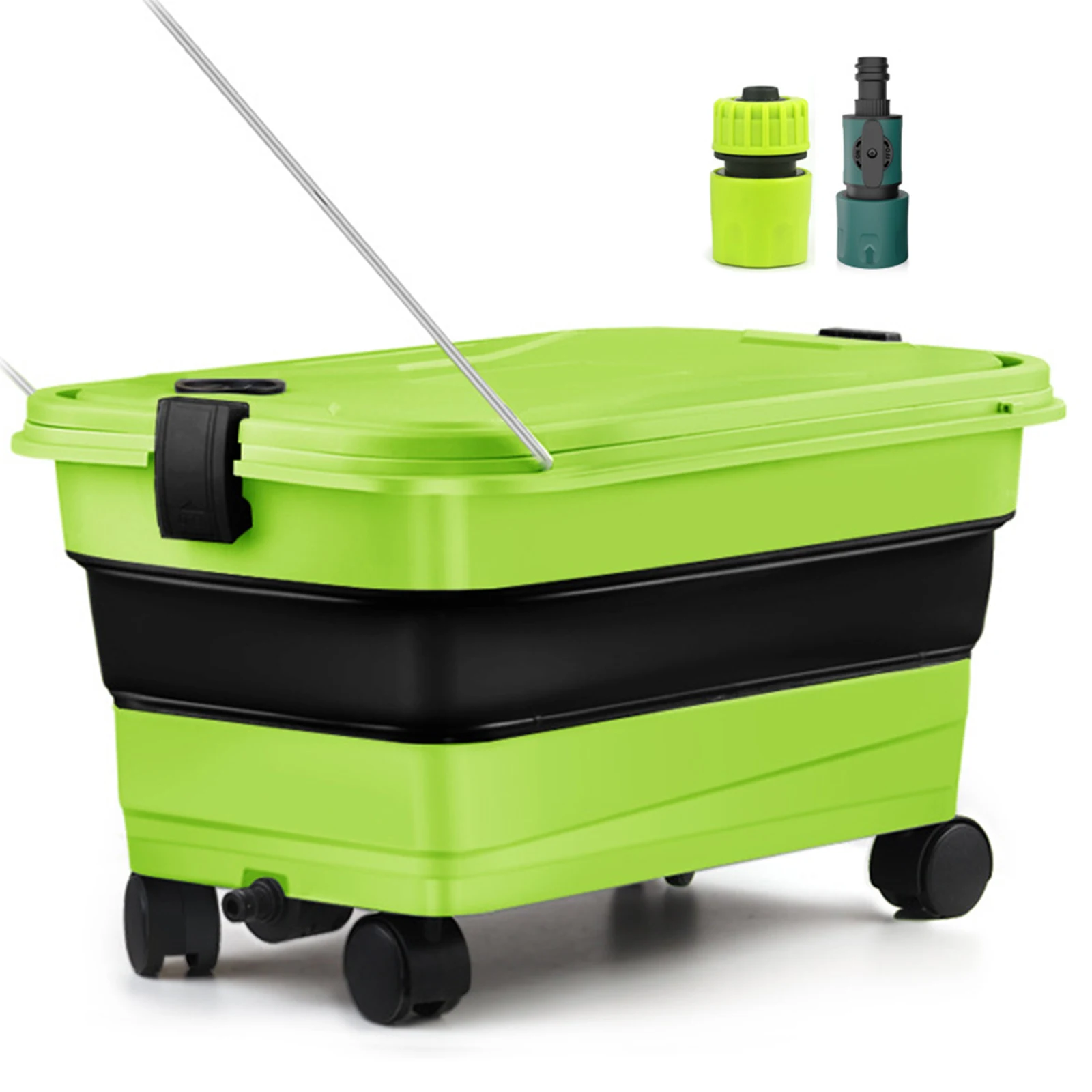 

Специальное автомобильное ведро объемом 22 л, складное рыболовное ведро большой вместимости (зеленое, 4 балла)