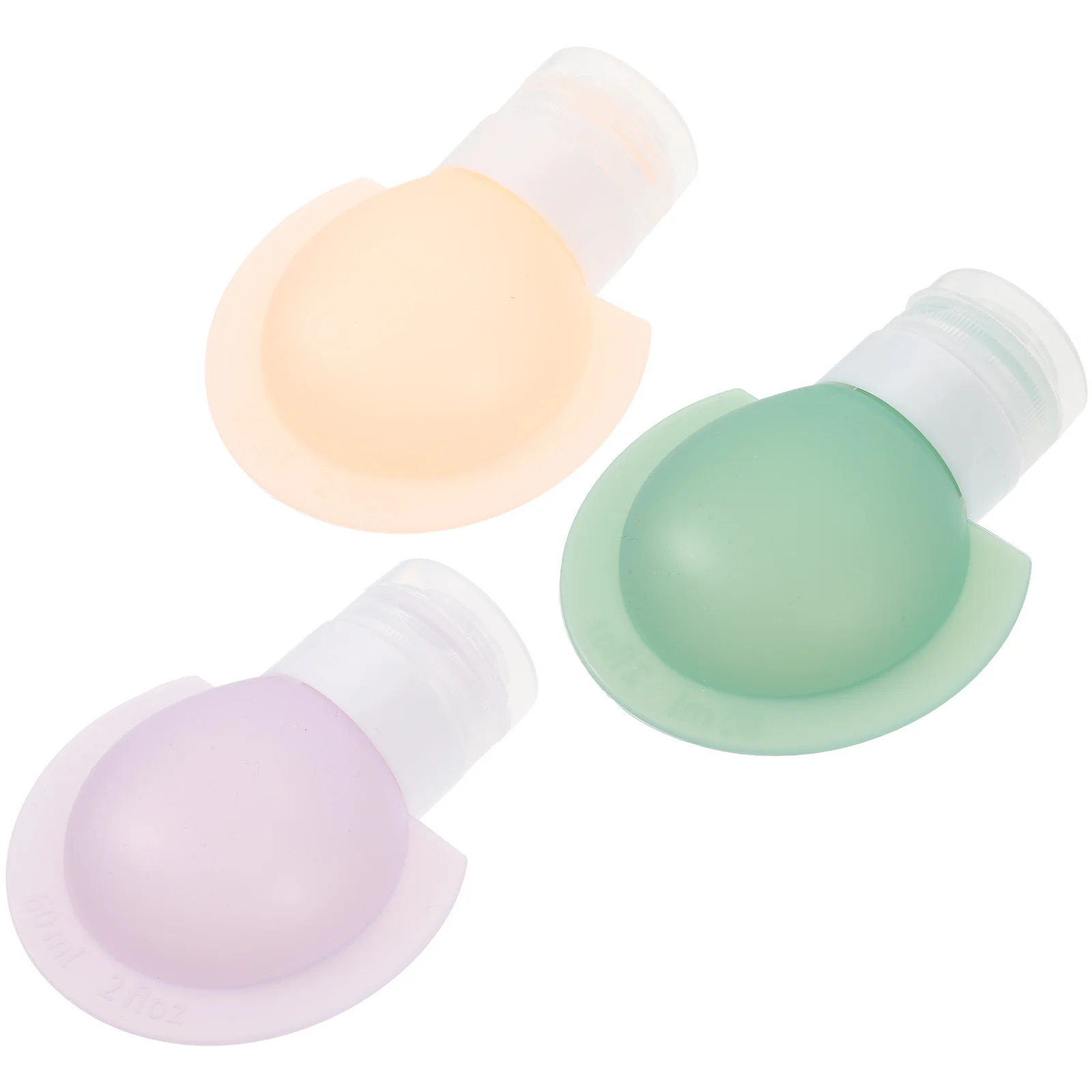 3 Pcs Travel Bottle Set Bottles Soap Container Squeeze Liquid Shampoo and Conditioner Pp Accessories Small